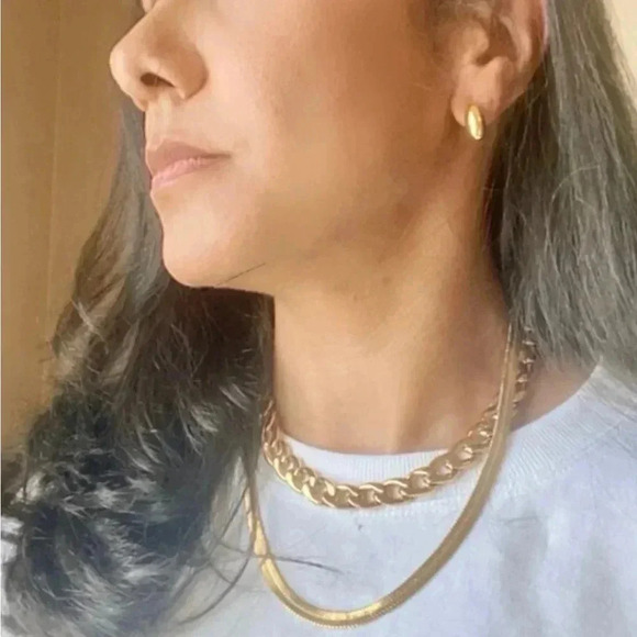 CHAIN Necklace | Snake Chain Necklace - Picture 4 of 7